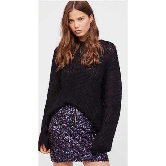 Free People Dresses & Skirts - Free People | Mini Sequin Skirt Mermaid Color Sz 8